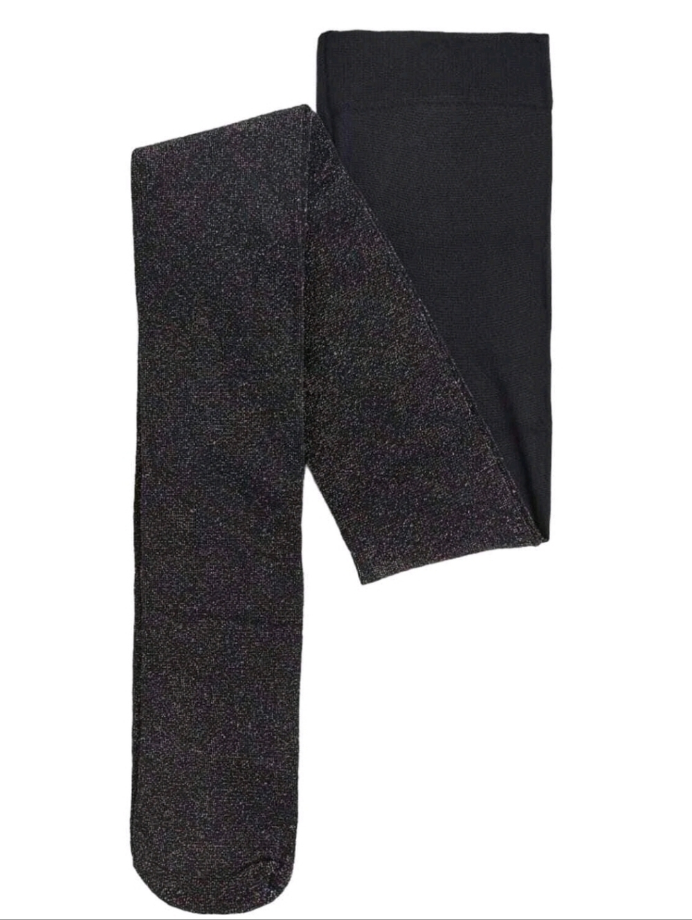 NWT Minicci Black Shimmery Tights, Size M-L, 130-185lbs